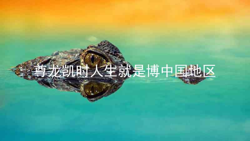 尊龙凯时人生就是博中国地区
