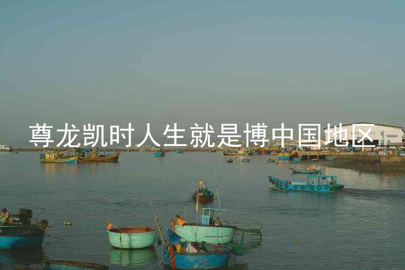 尊龙凯时人生就是博中国地区